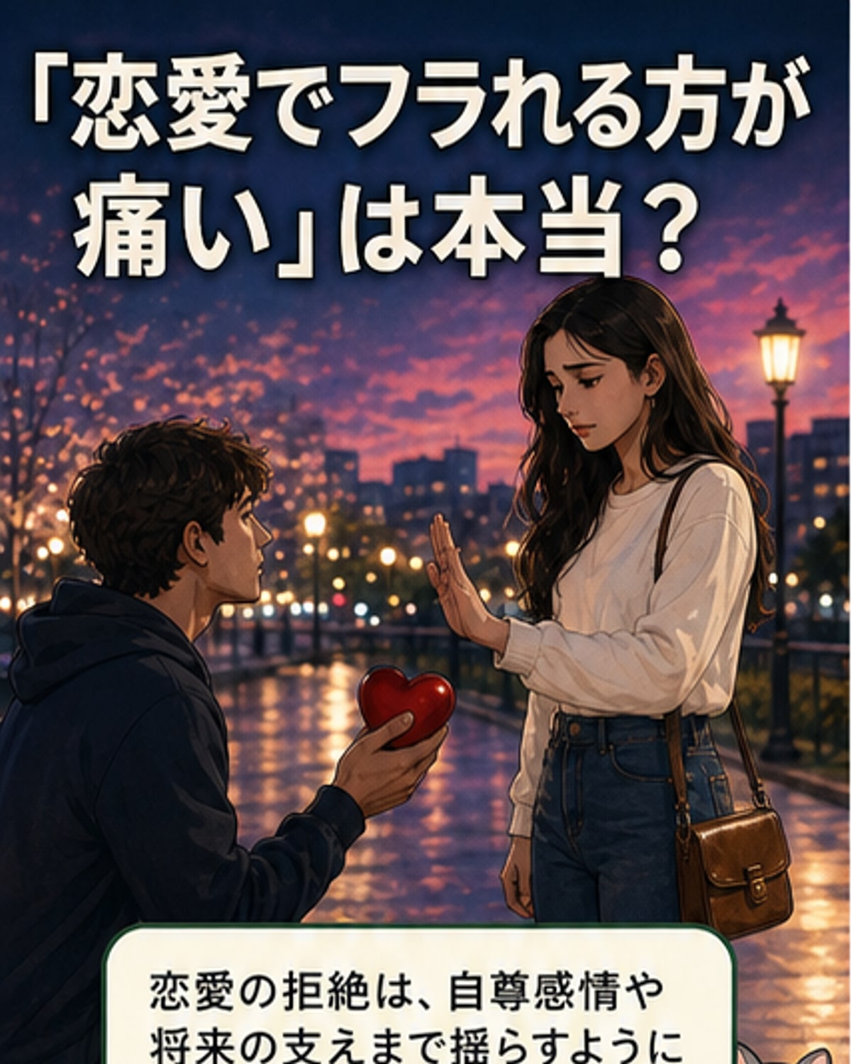 恋愛でフラれる?それとも友達になれない