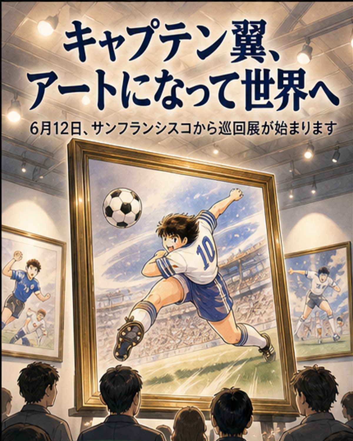 「キャプテン翼」がアートに昇華