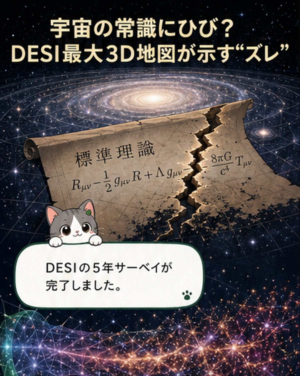 宇宙論の常識が崩れる？