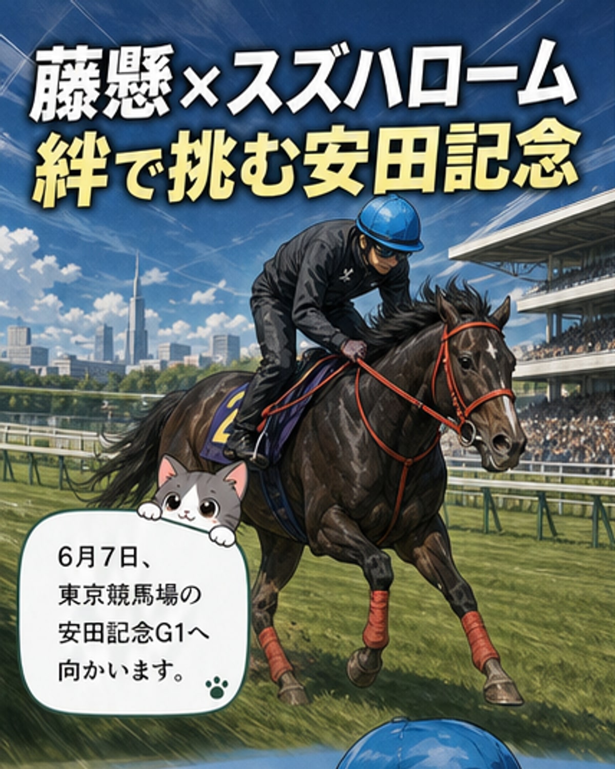 安田記念で「絆」の勝利へ
