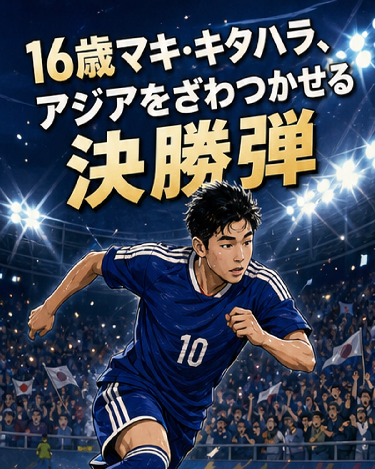 16歳新星、連続決勝弾
