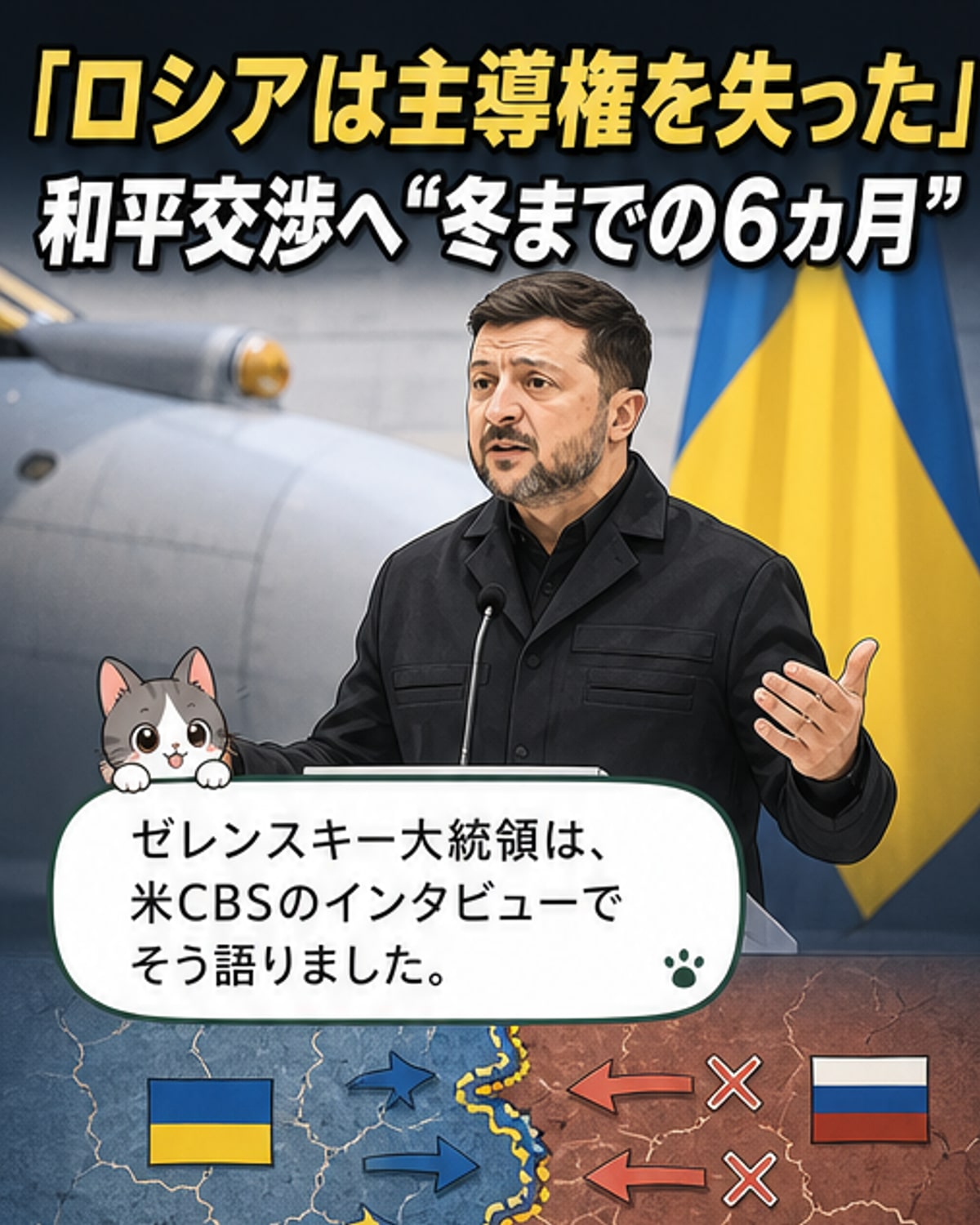 年内に和平の道筋を ゼレンスキー氏
