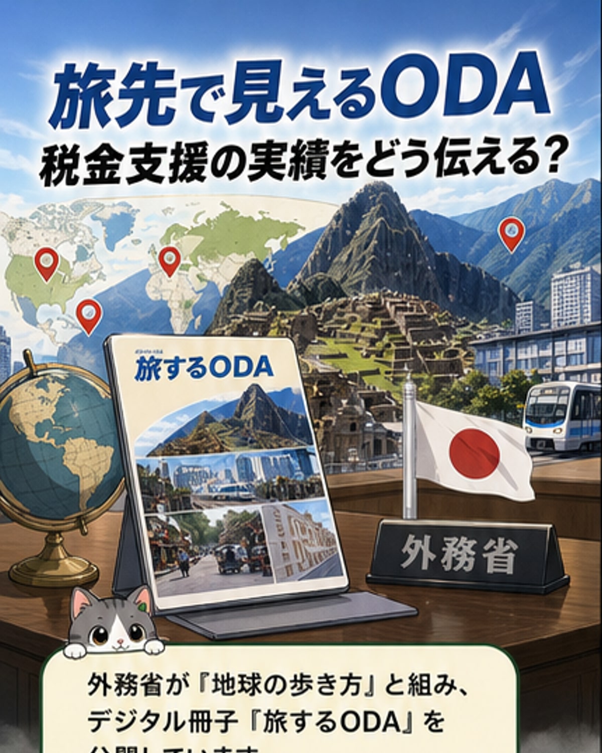 『地球の歩き方』が紹介するODAの実績