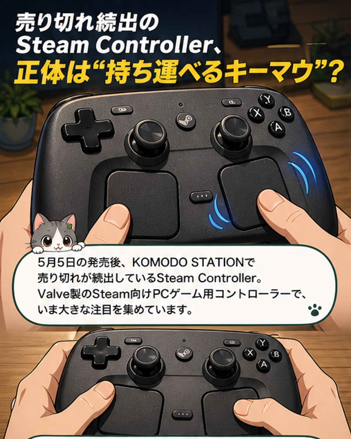 Steamコントローラーが「モンゴリアンスタイル」を再定義