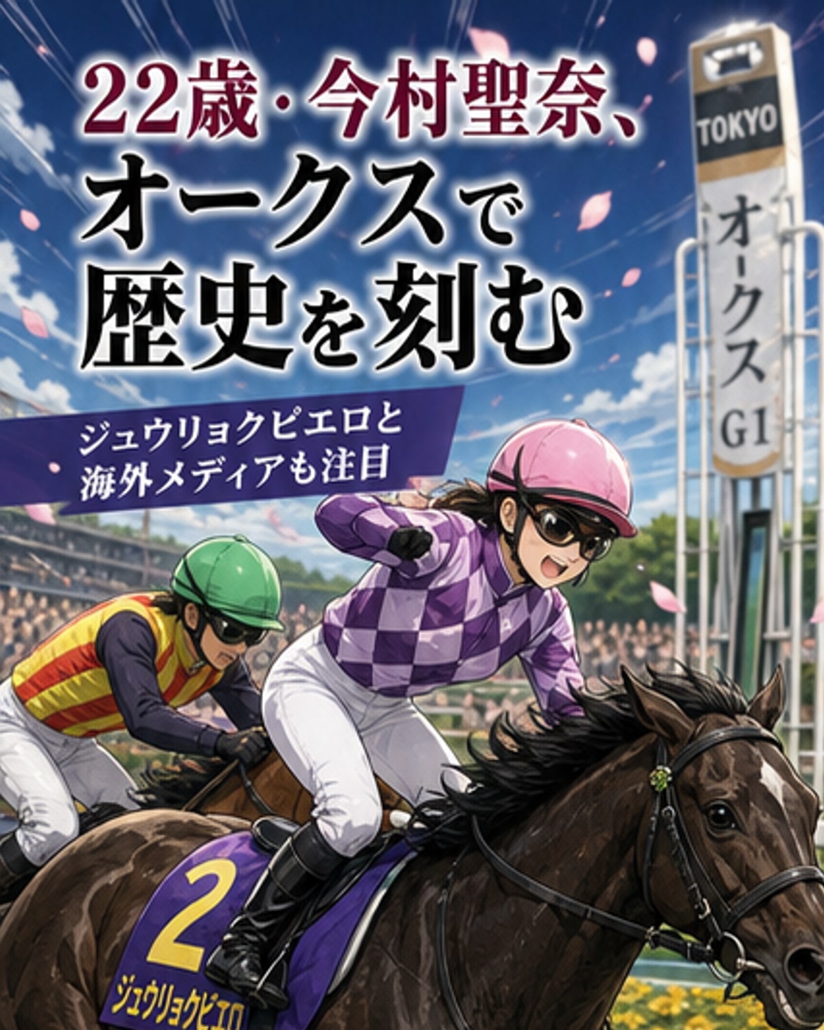 今村聖奈、G1初制覇で歴史更新