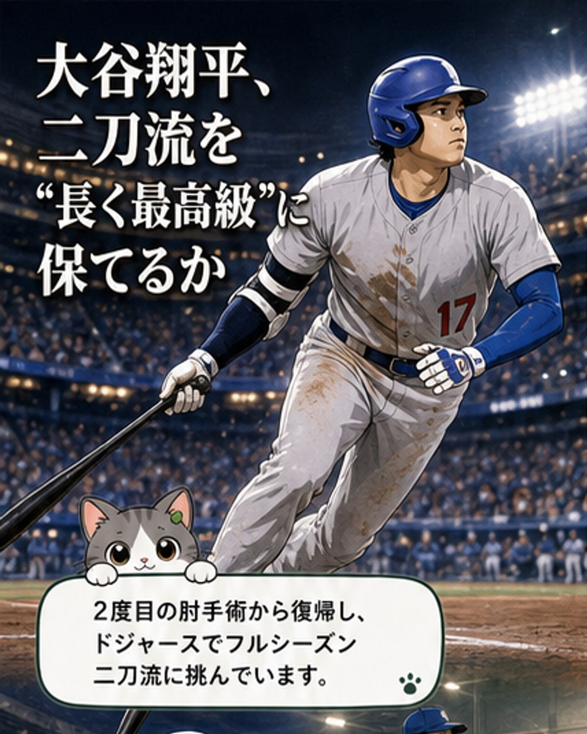 大谷を長く最高の状態に保つ設計図