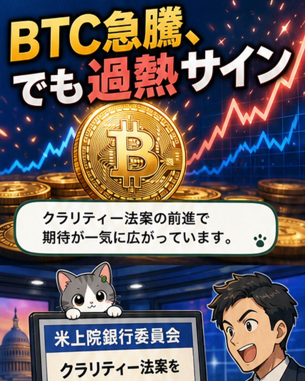 ビットコイン期待感が過熱