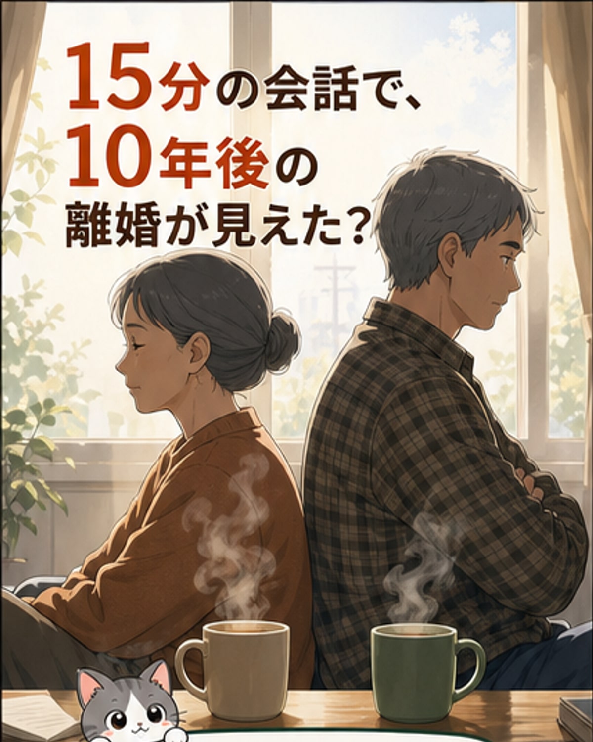 15分の会話で離婚を94％予測