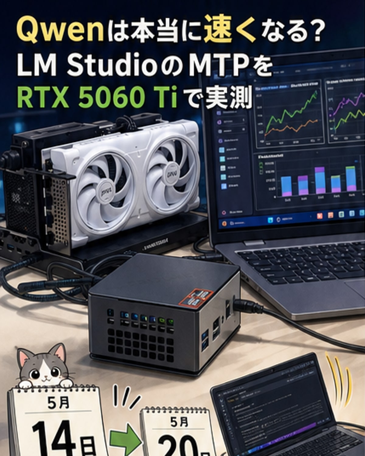 QwenがMTPで速くなる？実測結果
