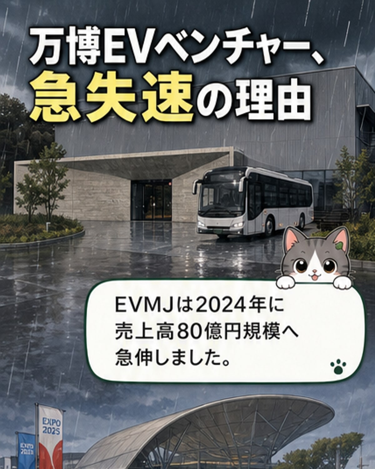 注目のEVバス企業が破綻