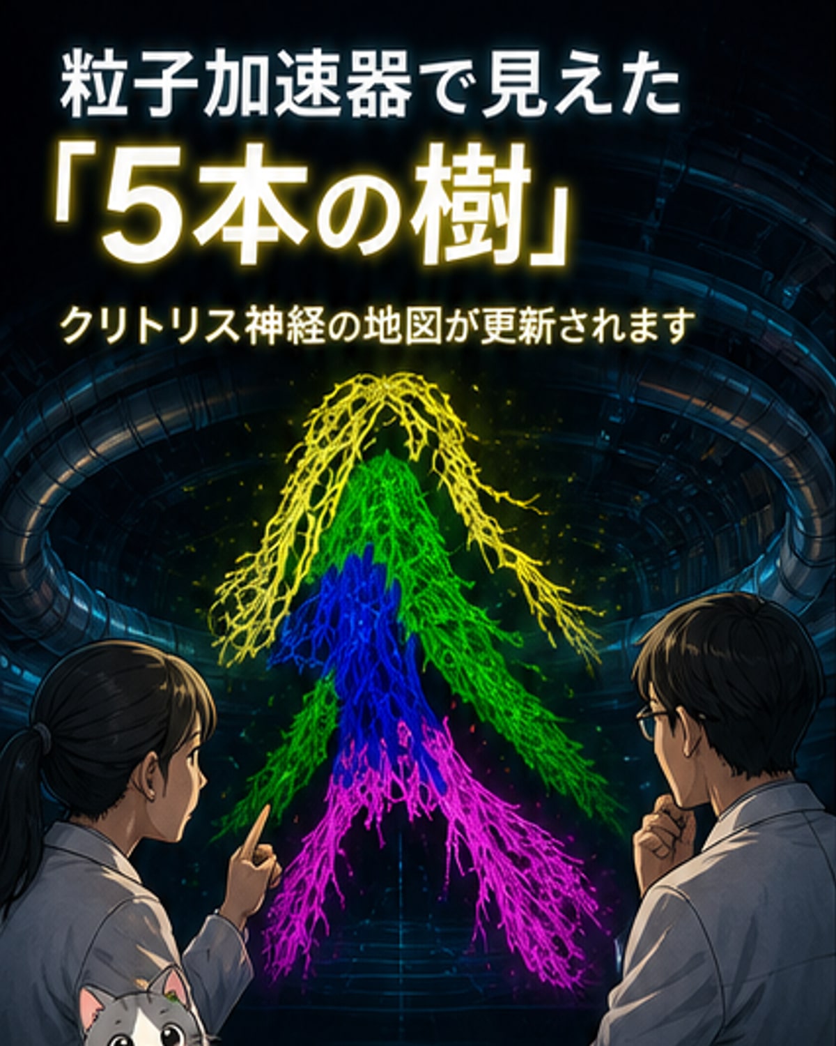陰核神経に『5本の樹』を初発見