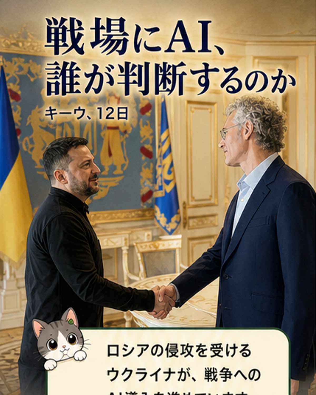 ウクライナ、戦争にAI導入