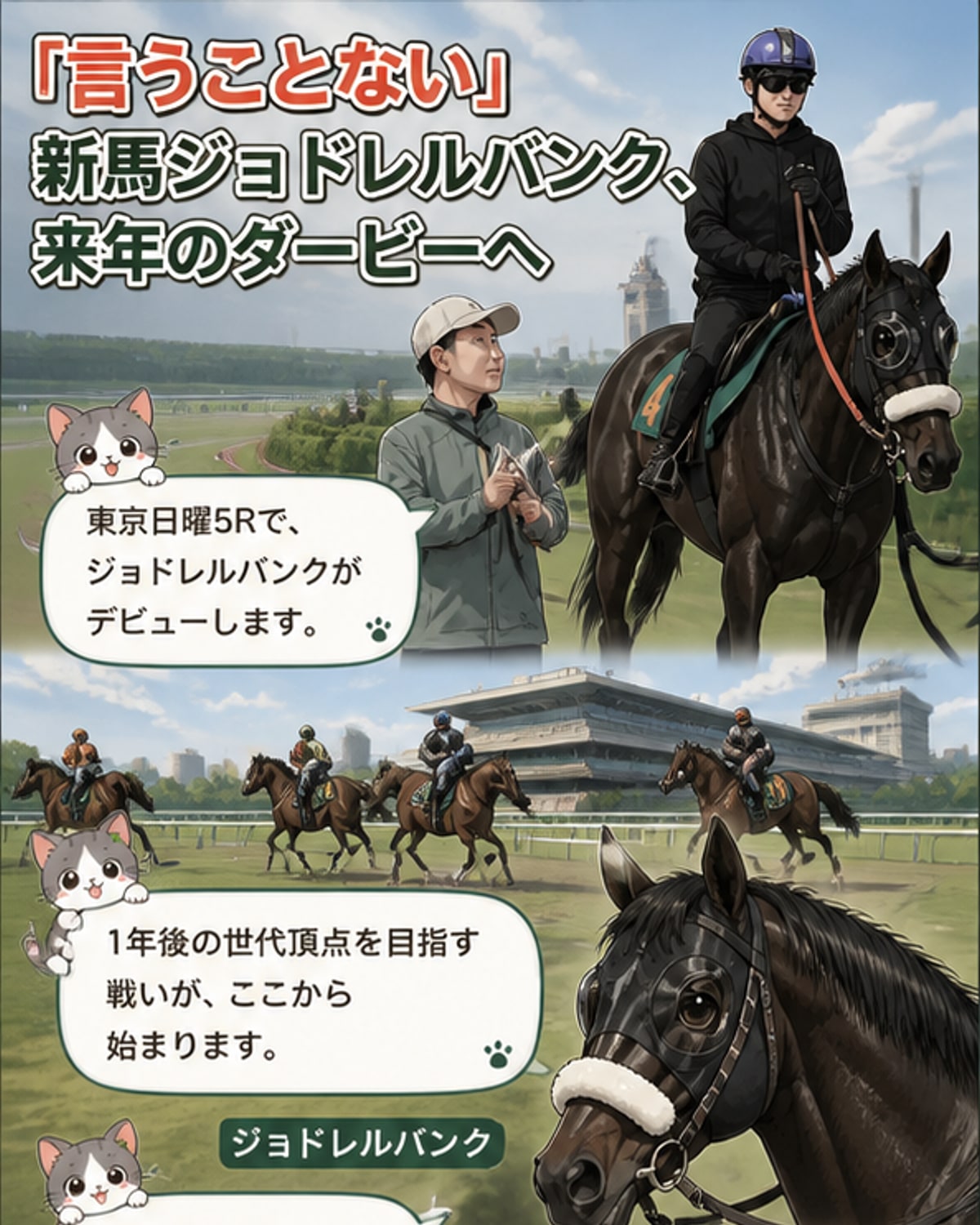 ジョドレルバンク、新馬戦で注目デビュー
