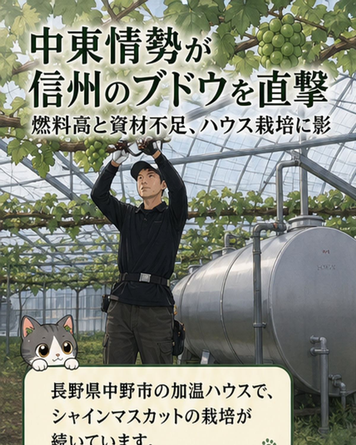 中東情勢でブドウ農家が危機