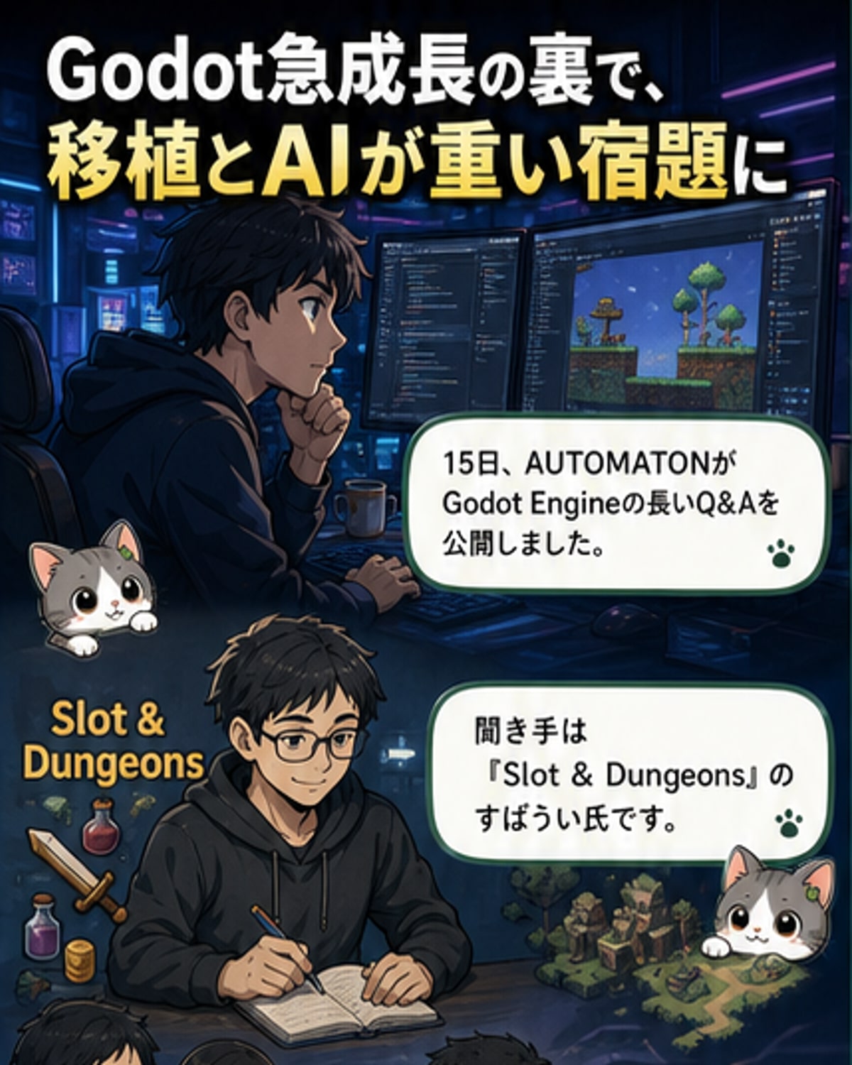 Godotエンジンの将来、コンソールとAIはどうなる?