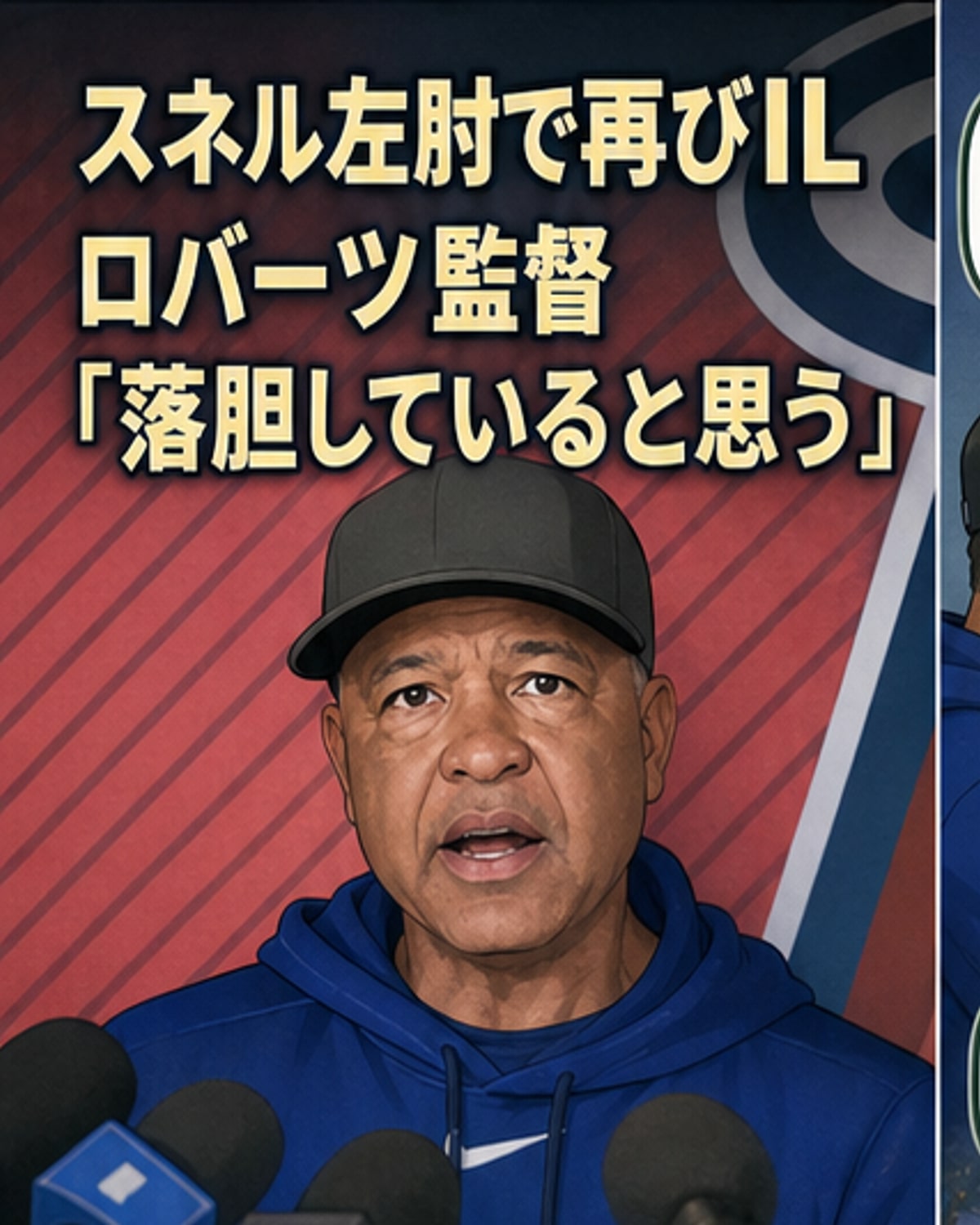 スネル、左肘に遊離体で再びIL入り