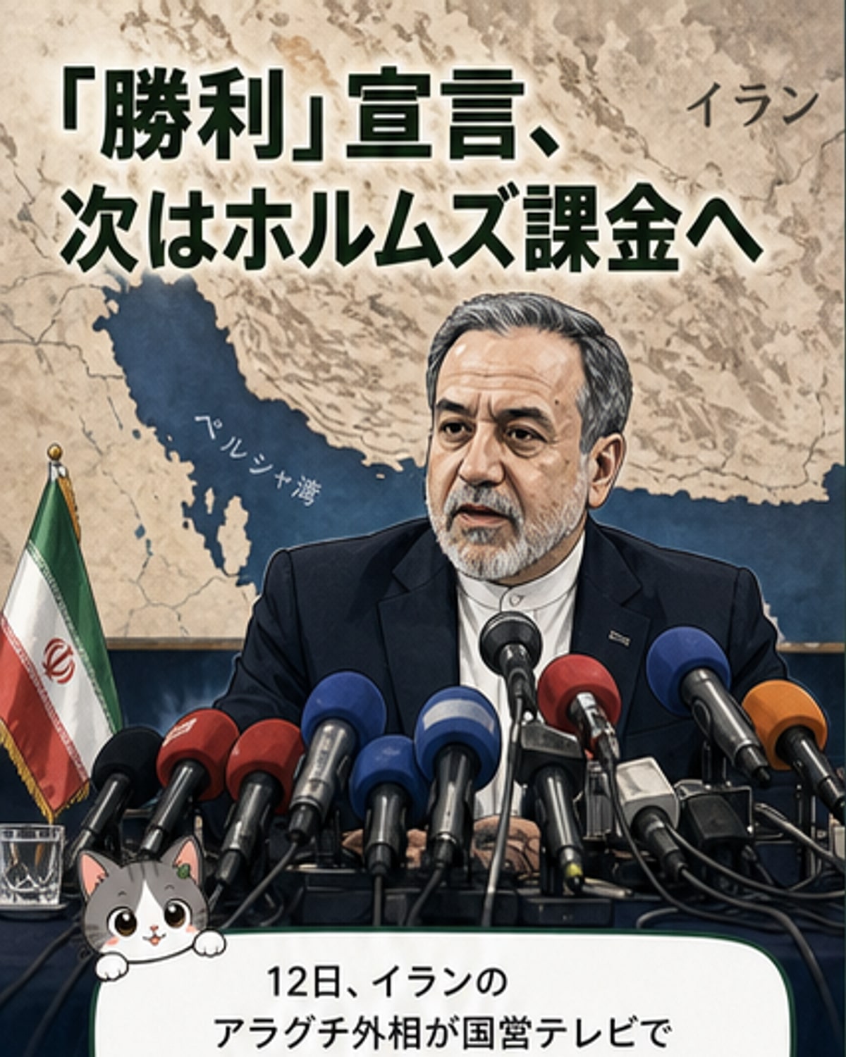 イラン「勝利揺るがない」 震源地ホルムズ海峡で課金強調