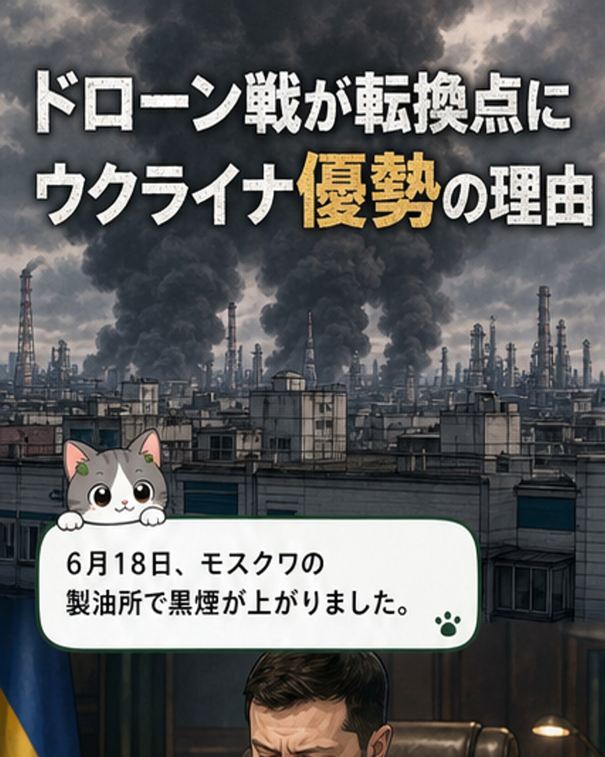 ウクライナが優勢に転じた背景