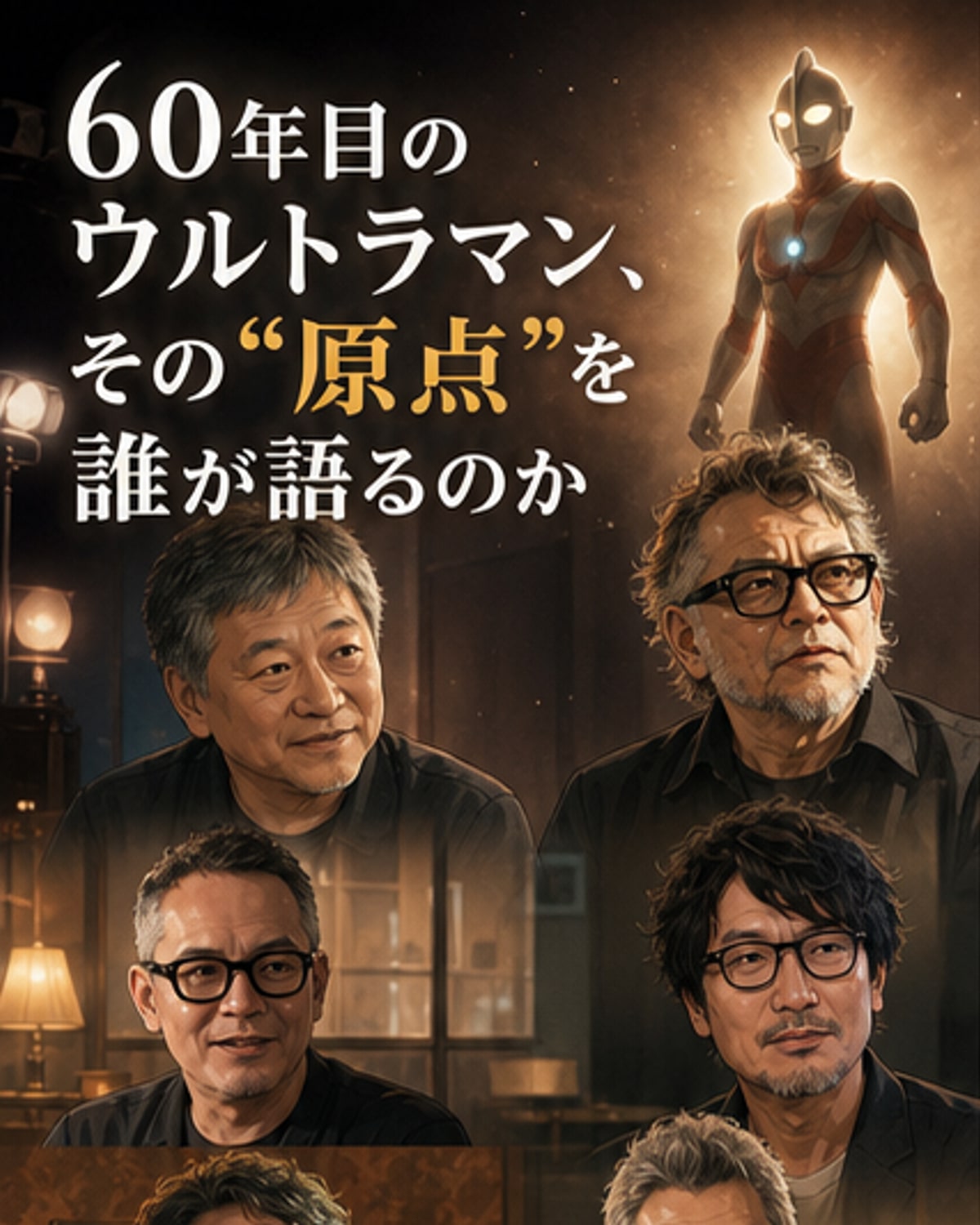 ウルトラマン“起源”に是枝・庵野らが語る