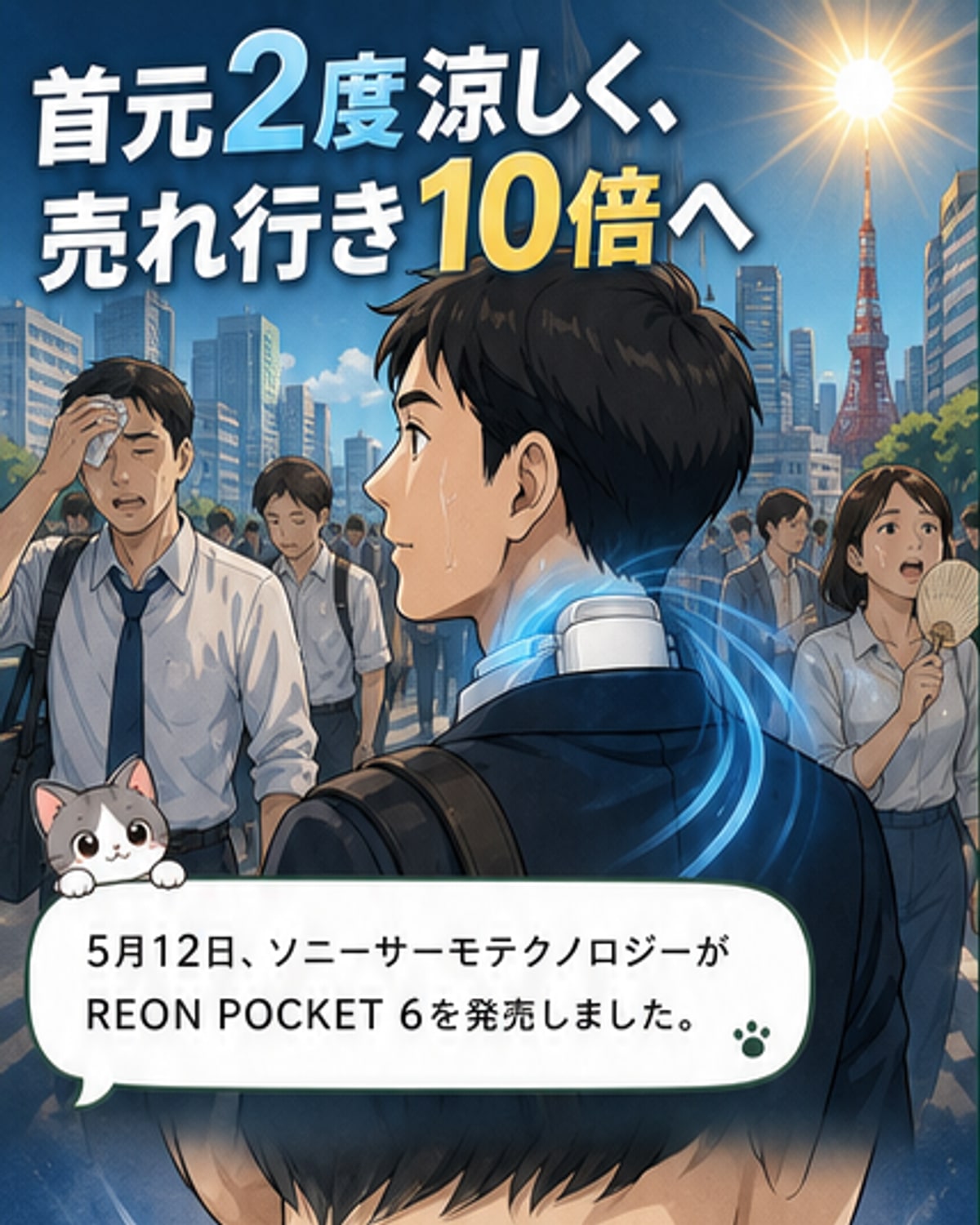 ソニーの「着るエアコン」が世界で売れる理由