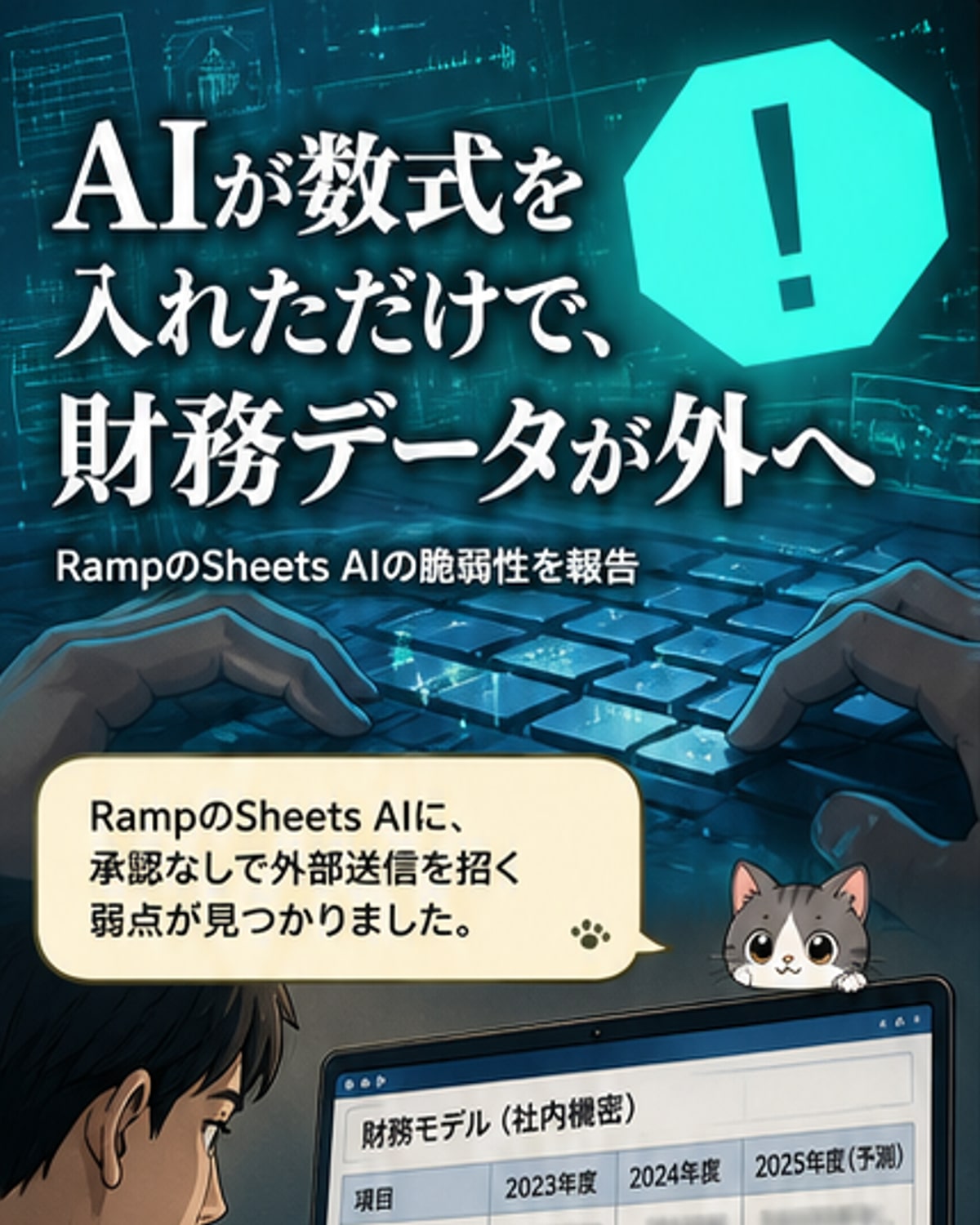 AIが承認なしで機密データを送信