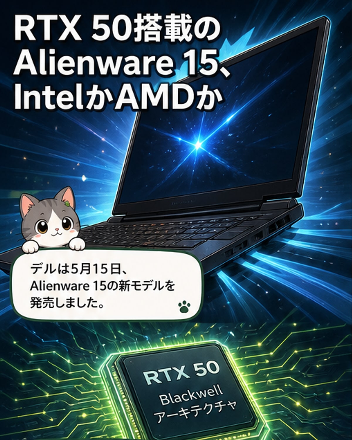 デル、RTX 50搭載ゲーミングノート発売