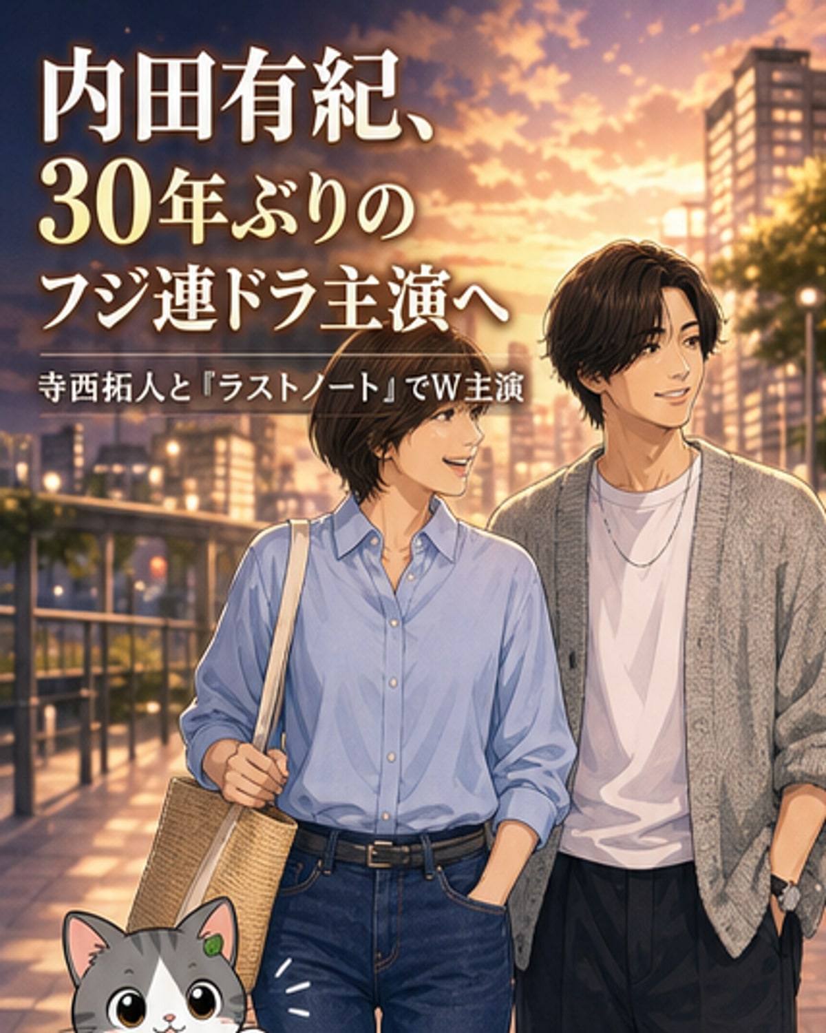 内田有紀、30年ぶりフジ主演