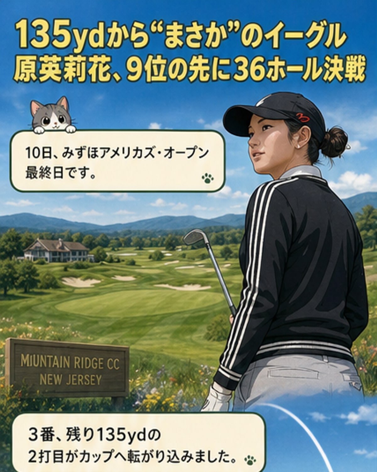 135ydからまさかのイーグル