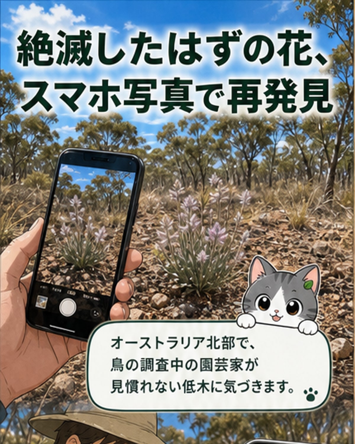 60年ぶりに見つかった幻の植物