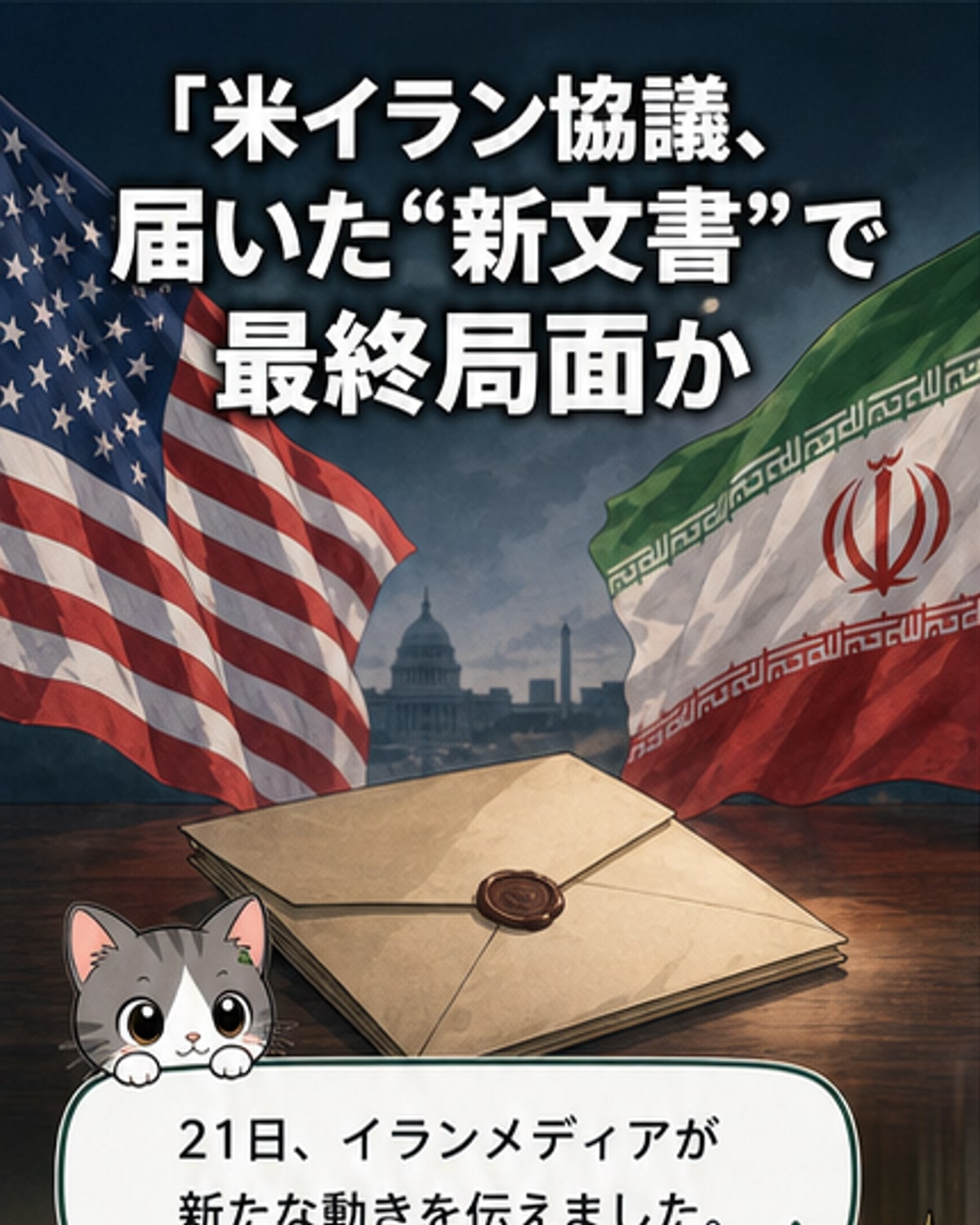 米、イランに新たな文書 提出