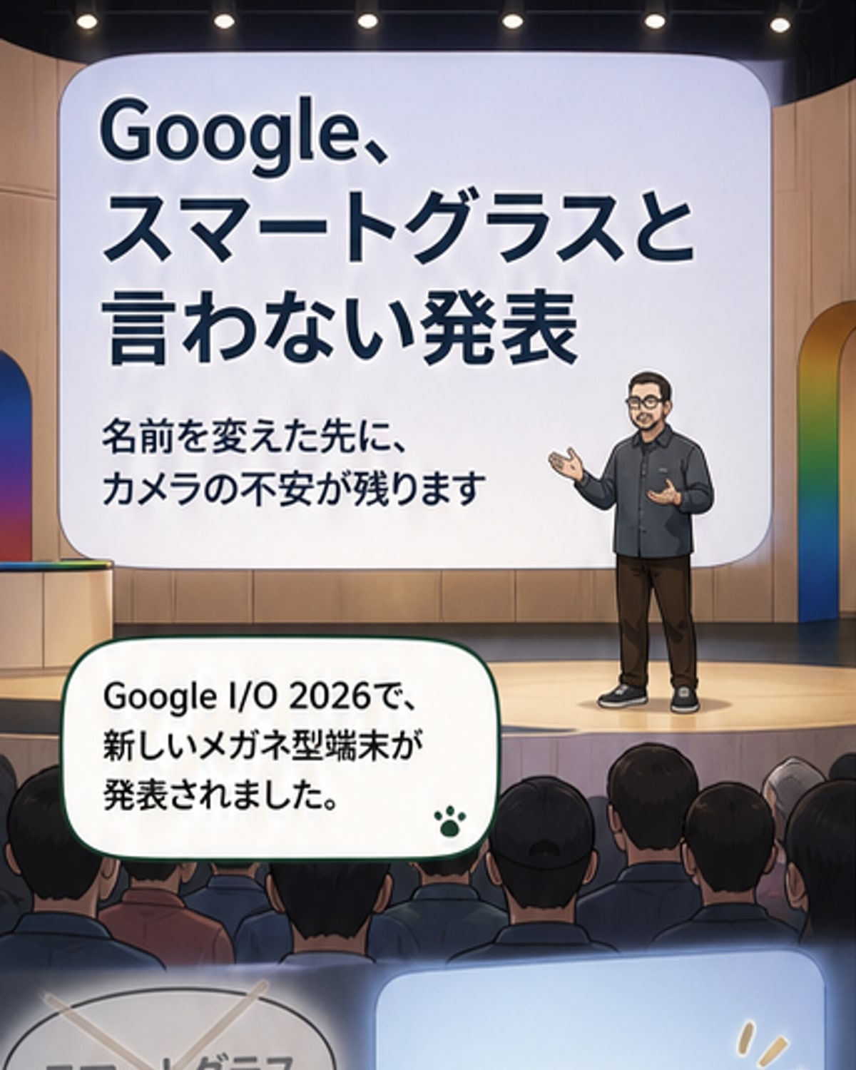 Google、スマートグラスを「インテリジェントアイウェア」と改称