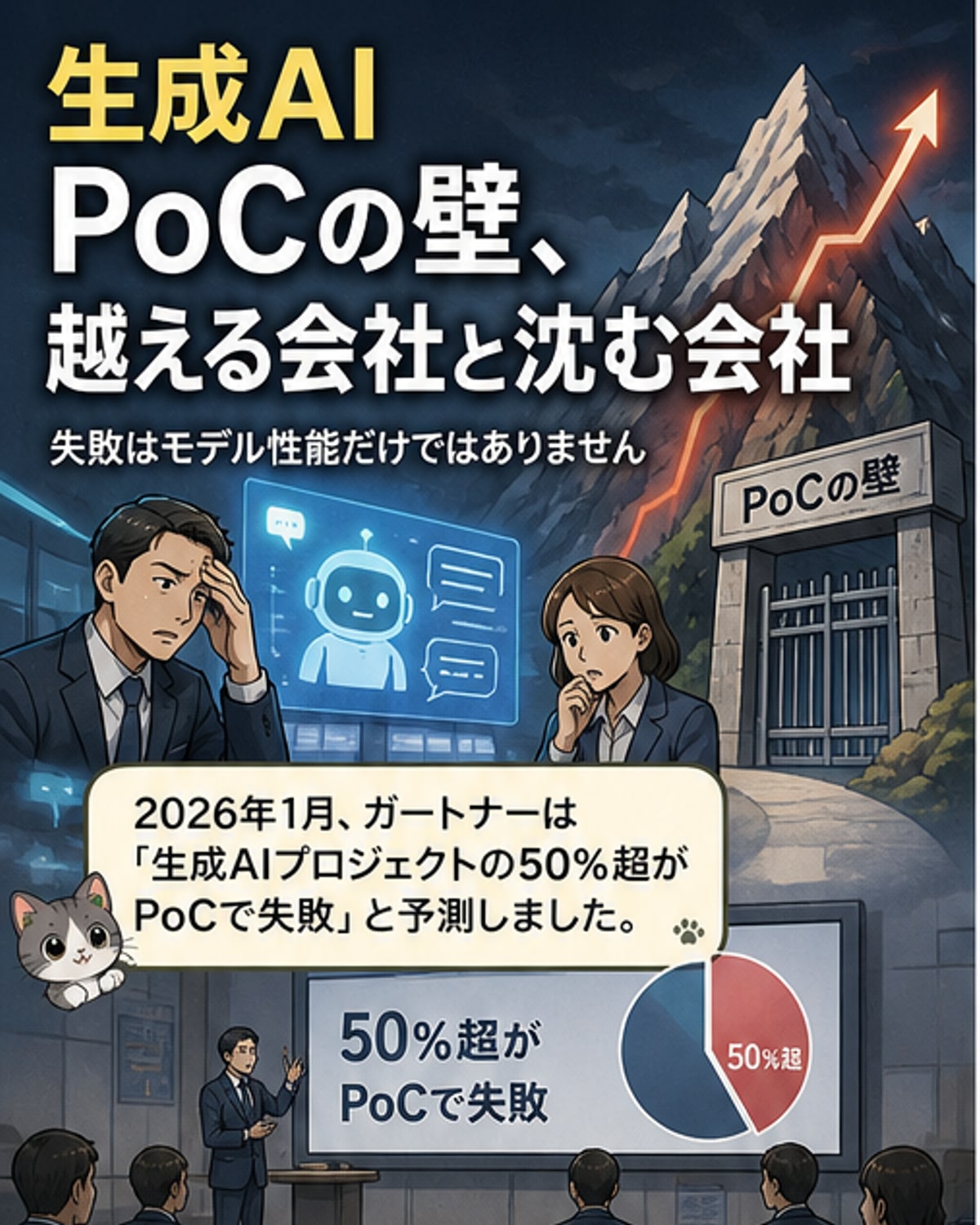 生成AIプロジェクトの成否分かれ道