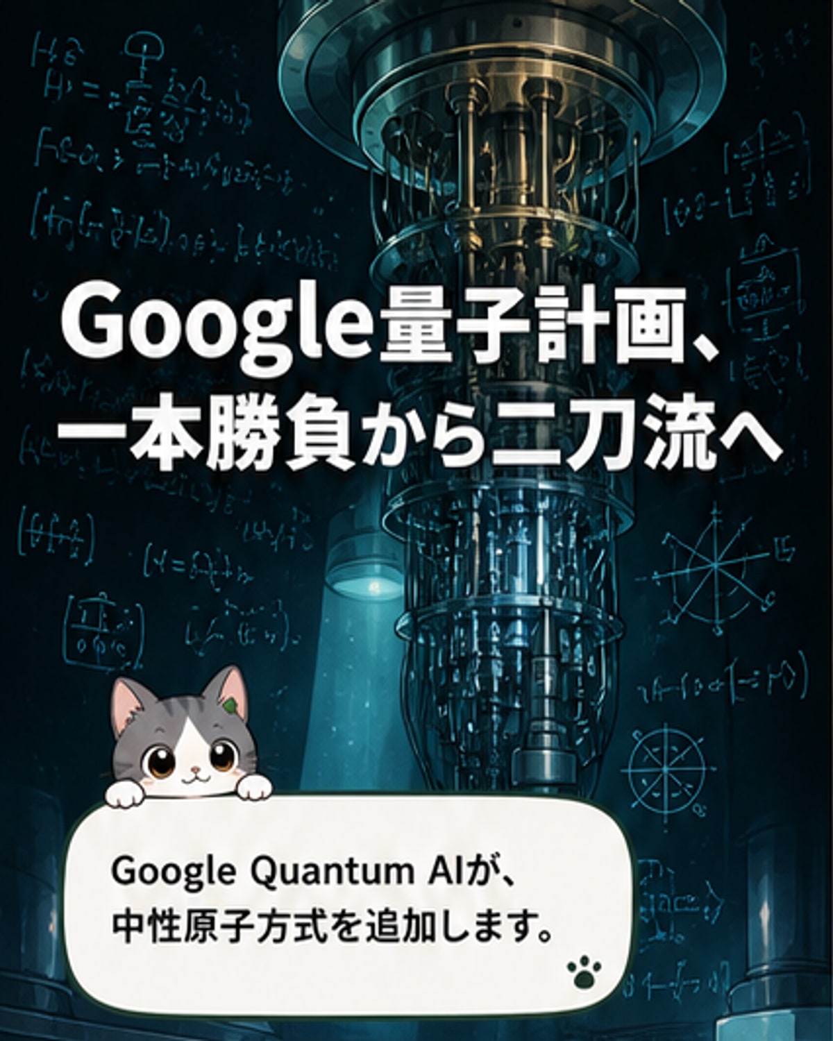 グーグル、量子コンピューター開発に中性原子方式追加