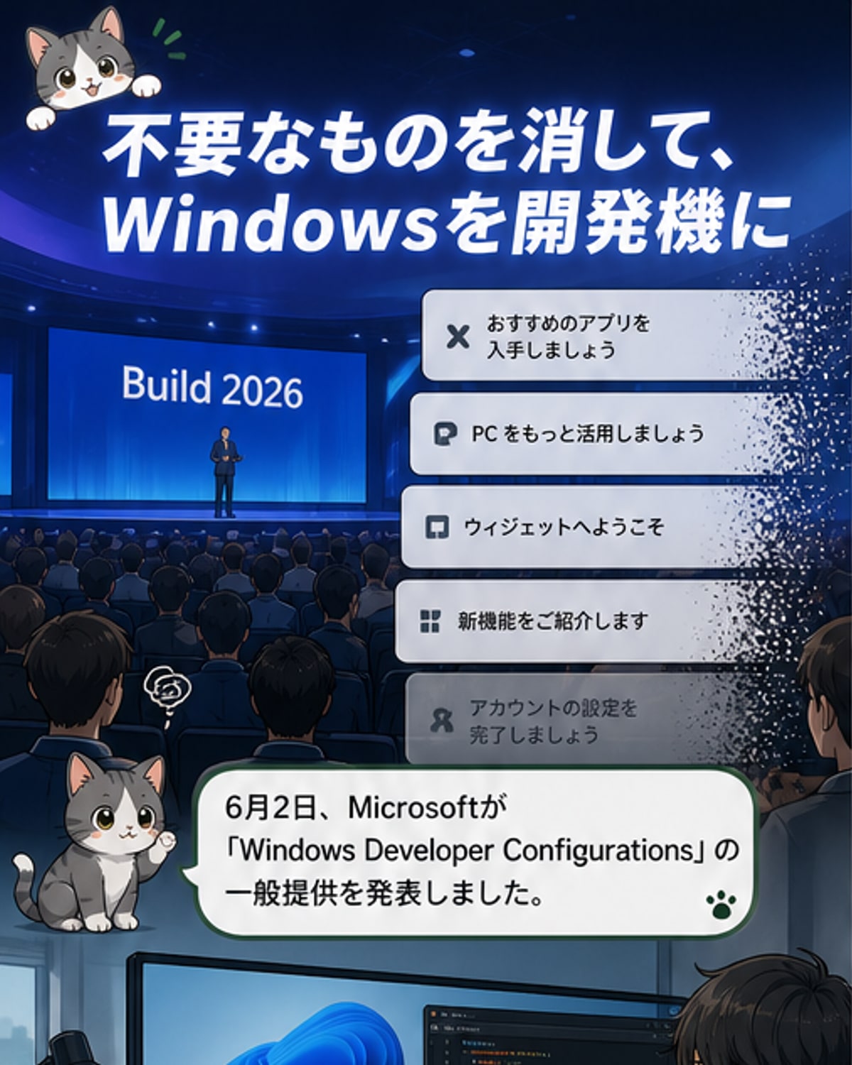 Windows開発環境が自動構築へ