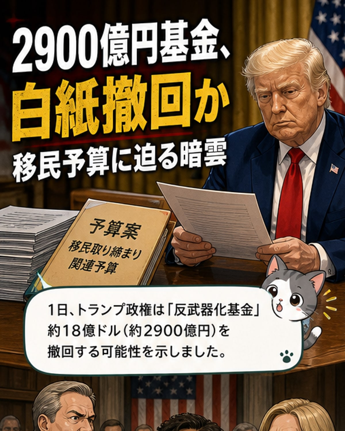 「反武器化基金」撤回示唆で波紋
