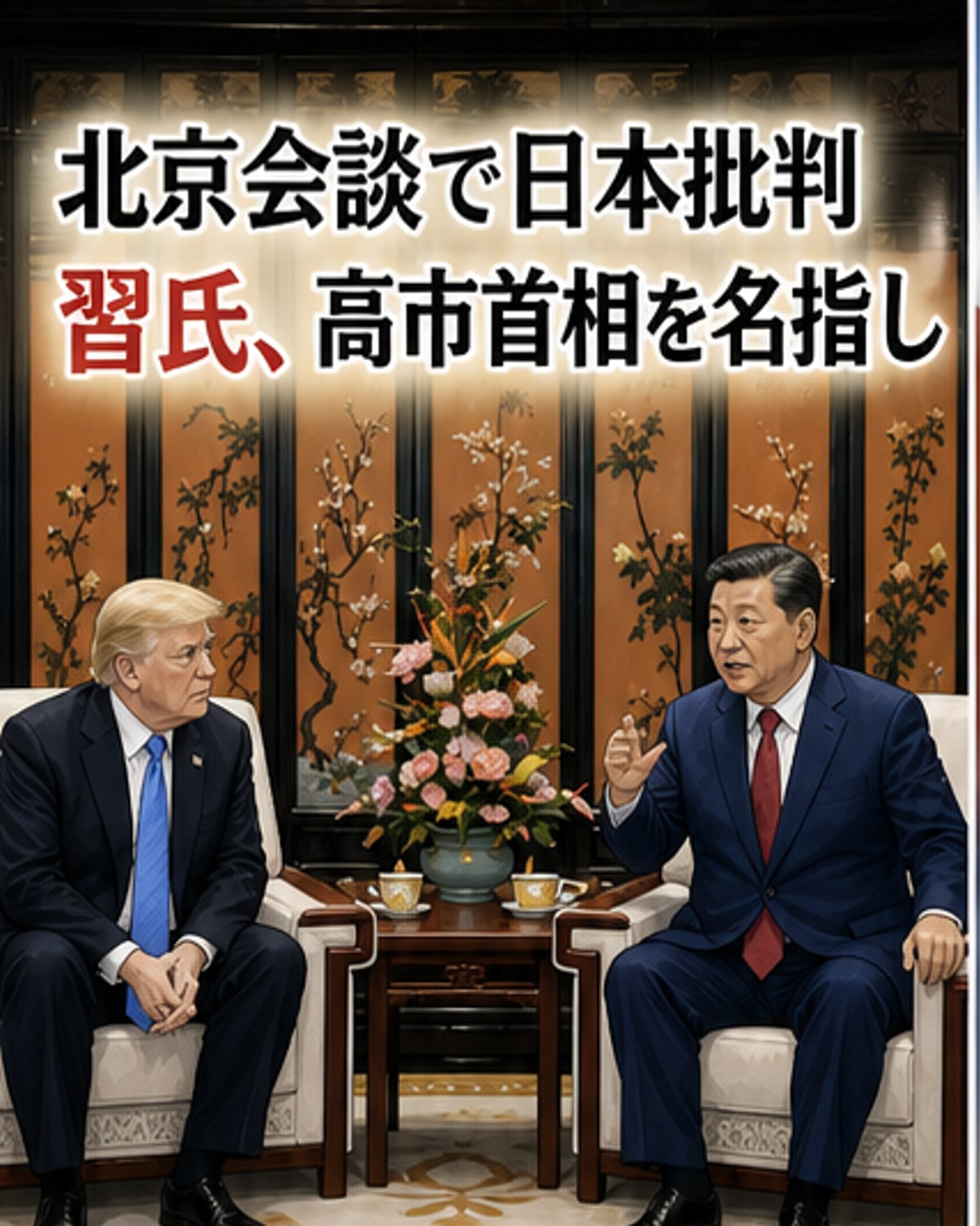 習氏、高市首相を強く非難