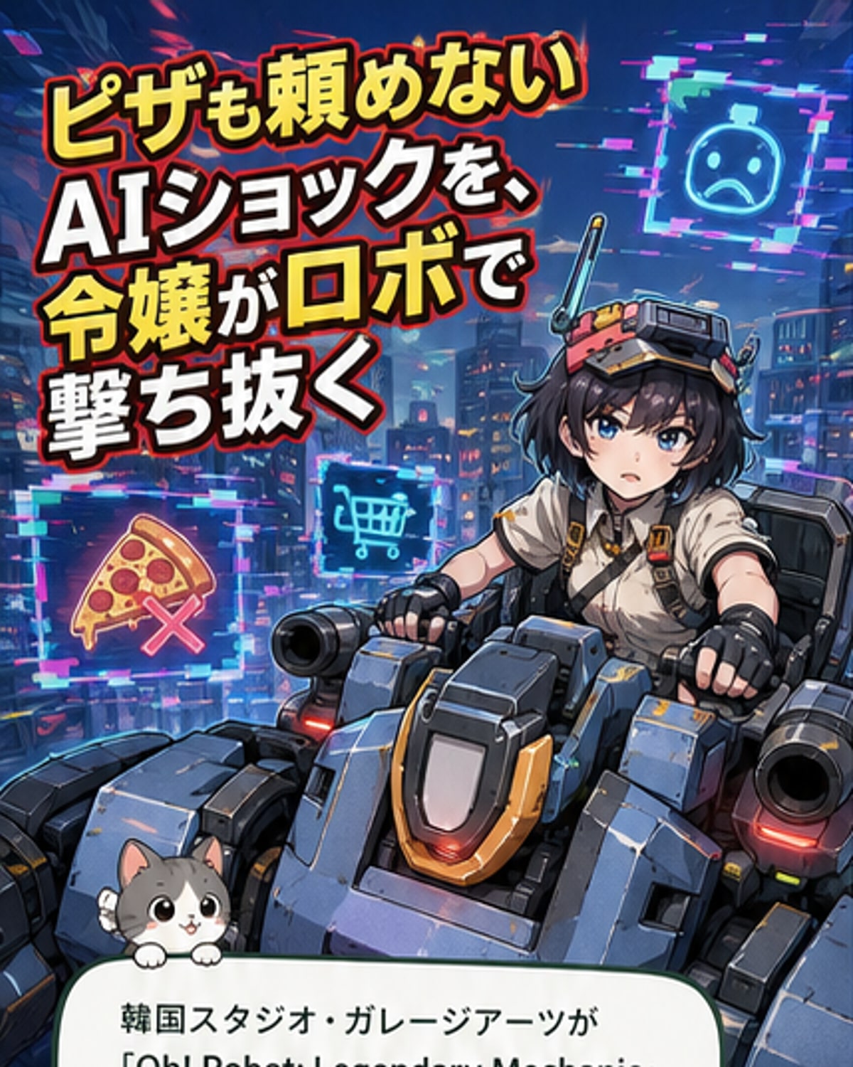 『Oh! Robot』デモ配信中!元漫画家が作るロボアクション