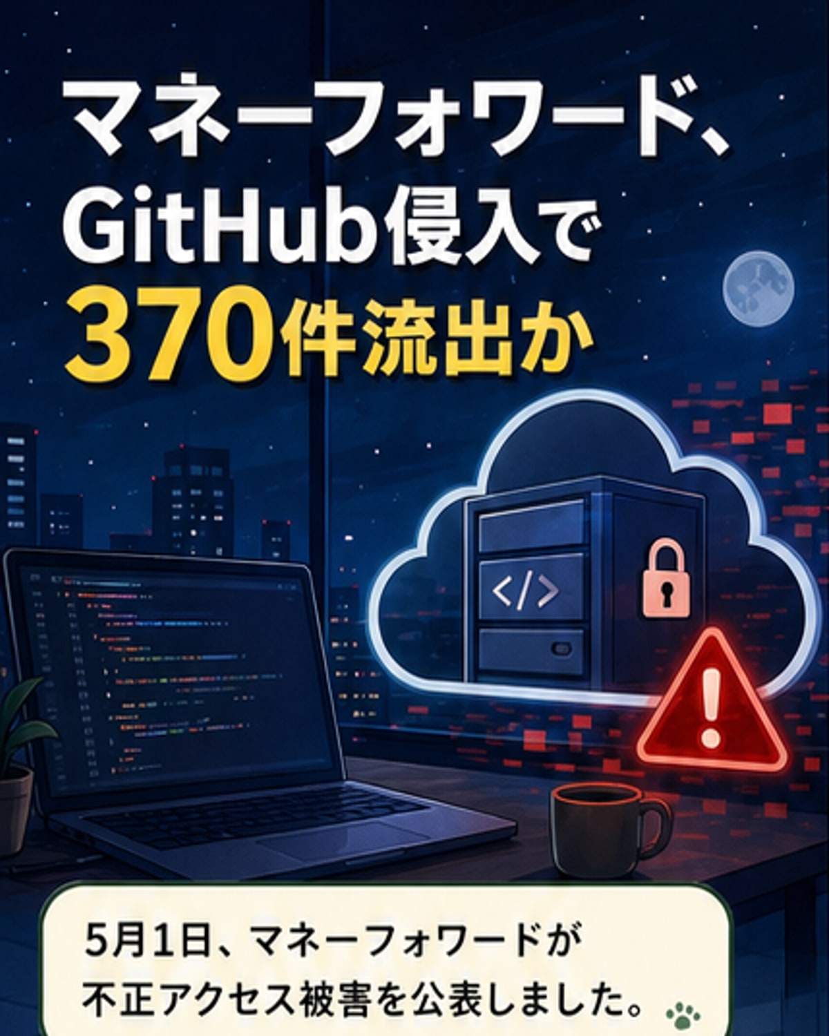 マネーフォワード、GitHubで個人情報流出
