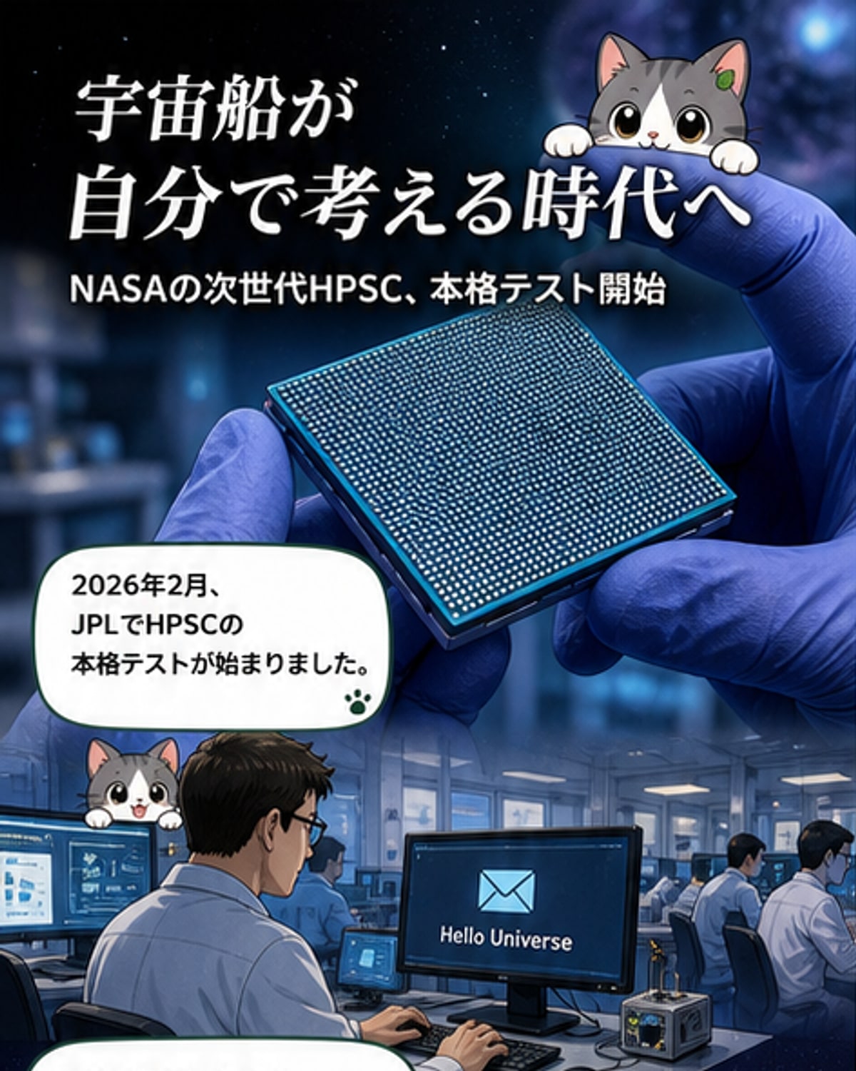 NASAの次世代宇宙コンピューターが自律探査の未来を拓く
