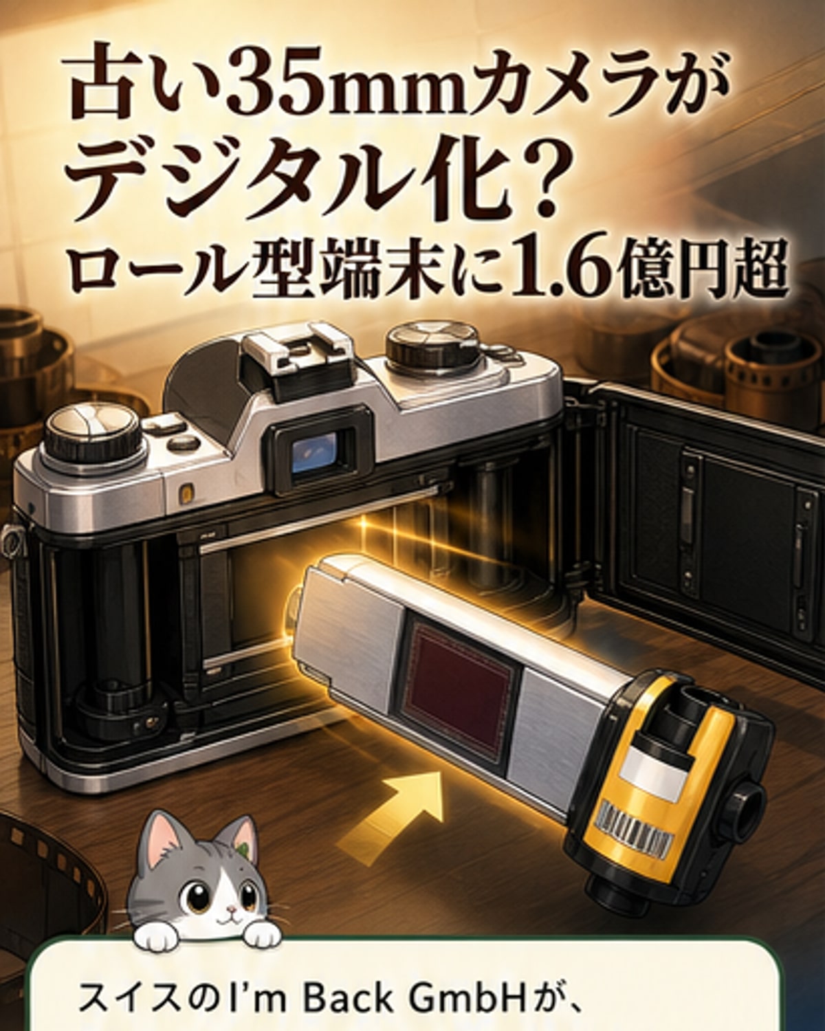 フィルムカメラがデジタルに変身