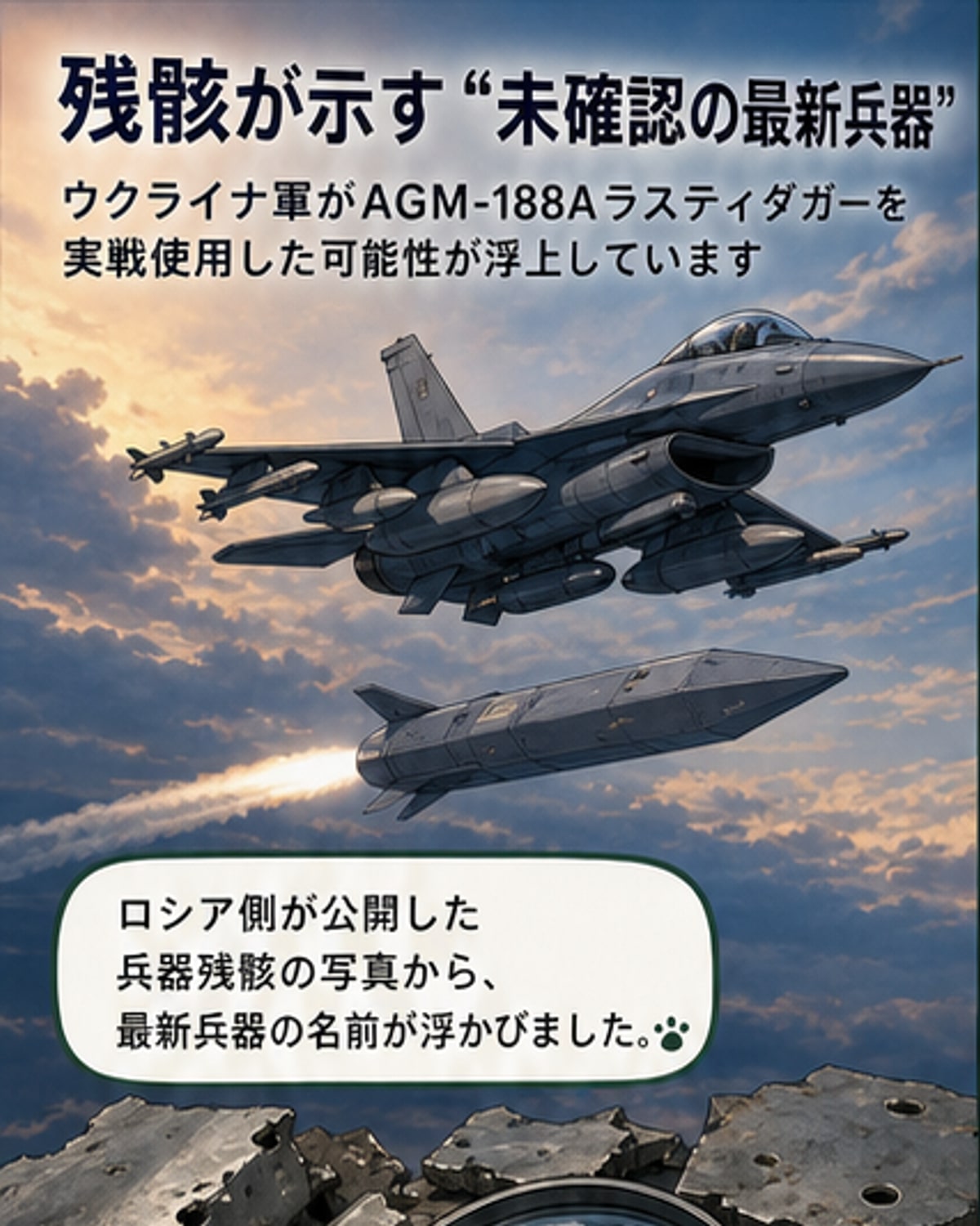 ウクライナ、米最新ミサイルを実戦投入か