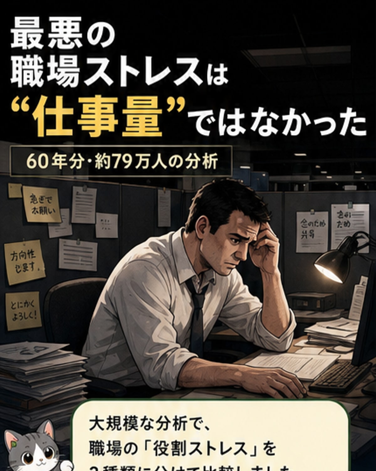 職場ストレスの真犯人は「曖昧な役割」
