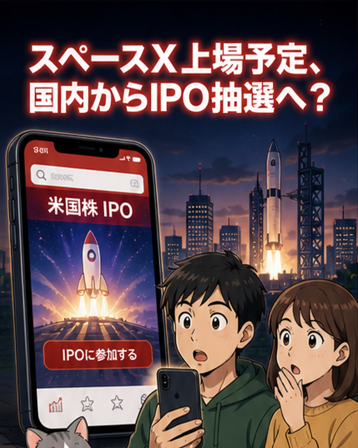 楽天証券、スペースXのIPO申込受付へ