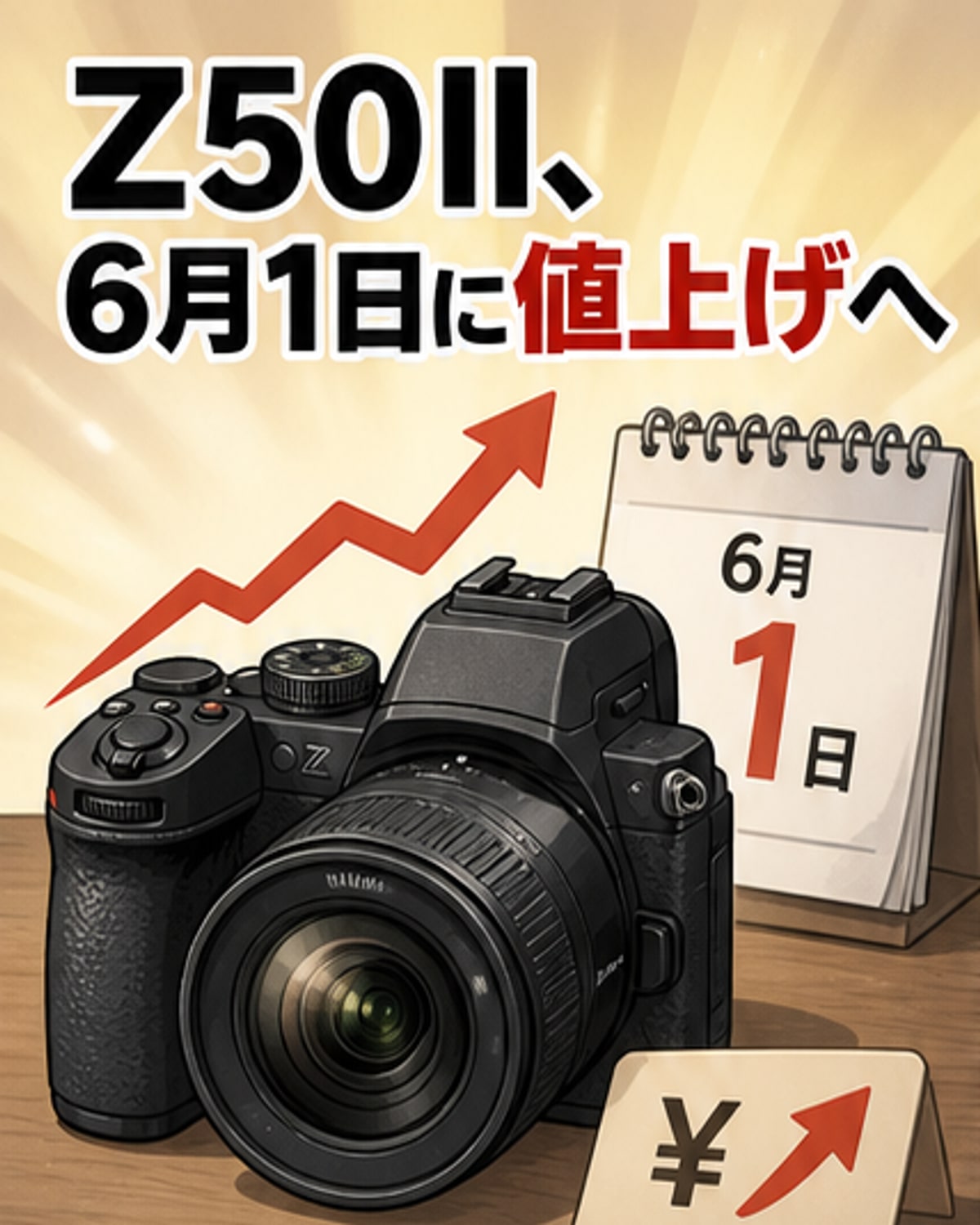 ニコン「Z50II」が約1.5万円値上げ