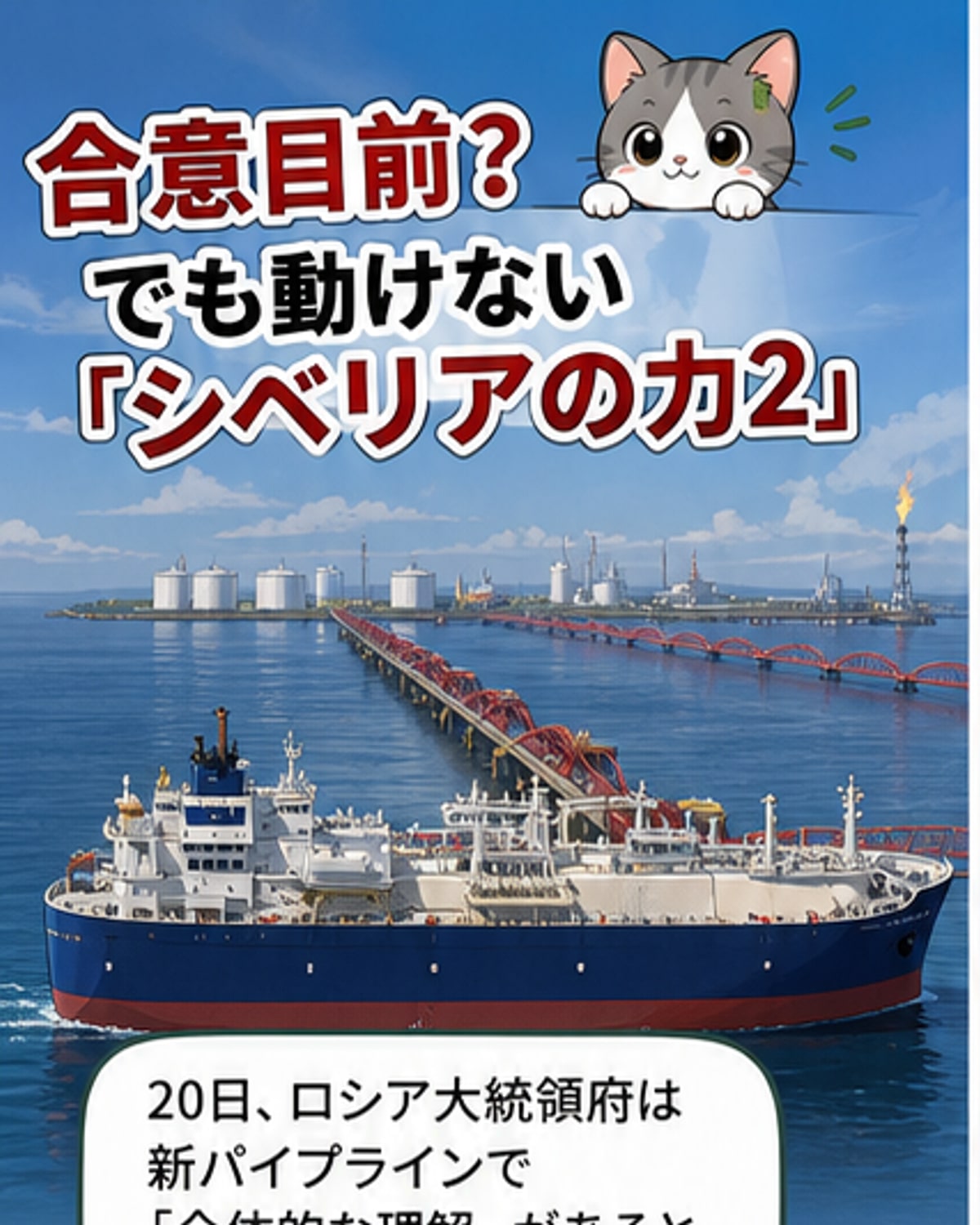 中国向け新ガスパイプラインで合意