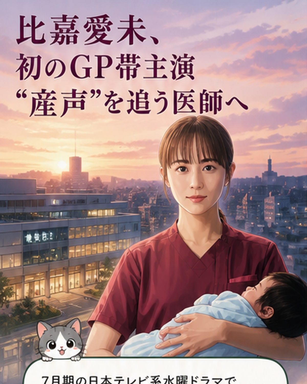 比嘉愛未、日本テレビ初主演ドラマ決定