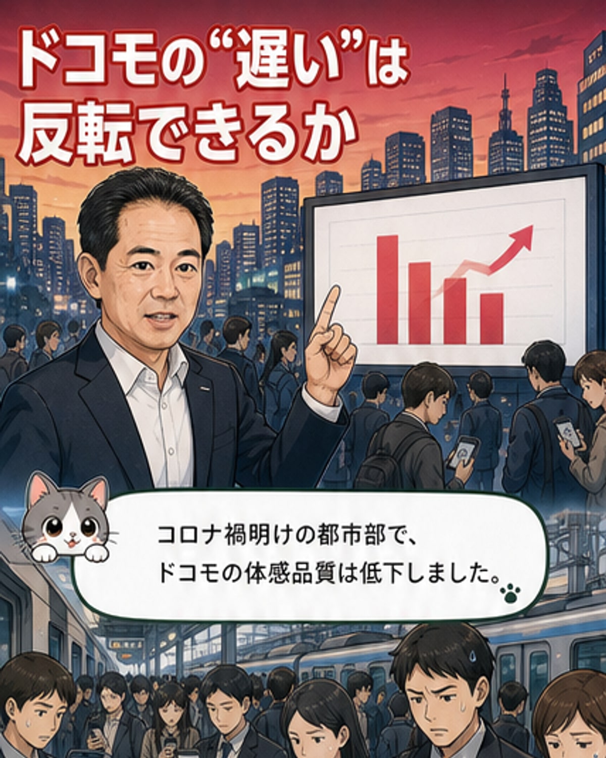 ドコモのネットワーク改善、手応え