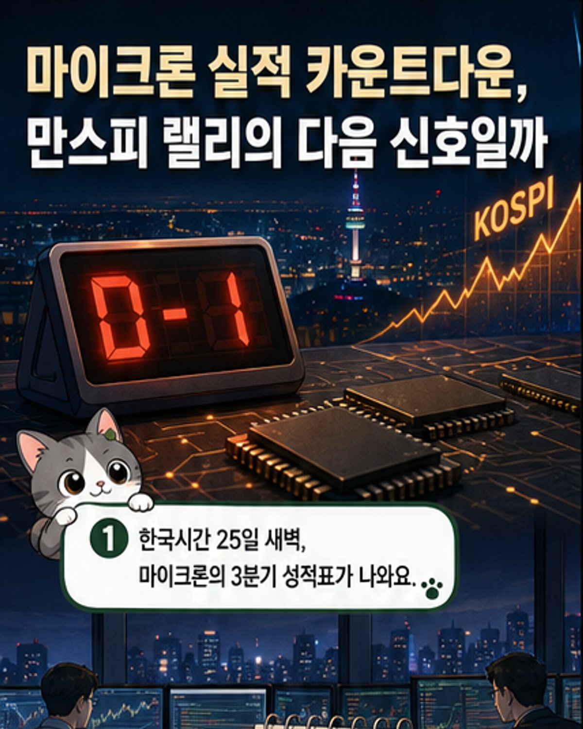 마이크론 실적 발표, 한국 증시 향방 가른다