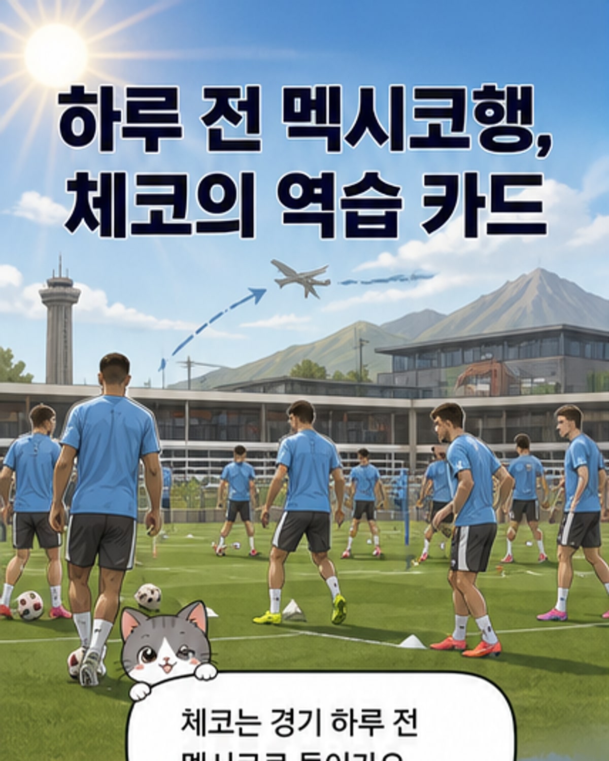 체코, 고지대 피해 '단기침투' 전략