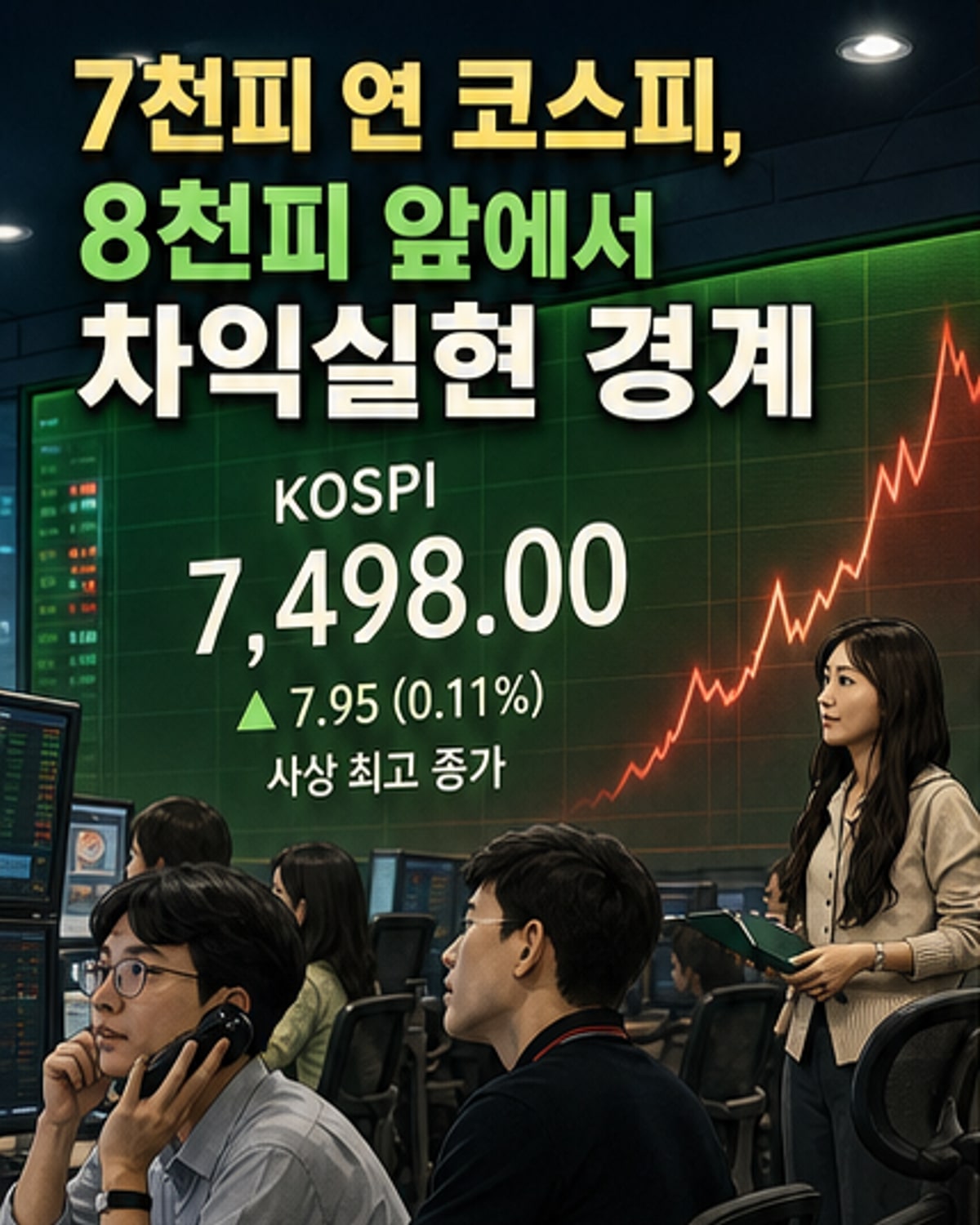 코스피, 7천피 돌파 후 8천피 향할까